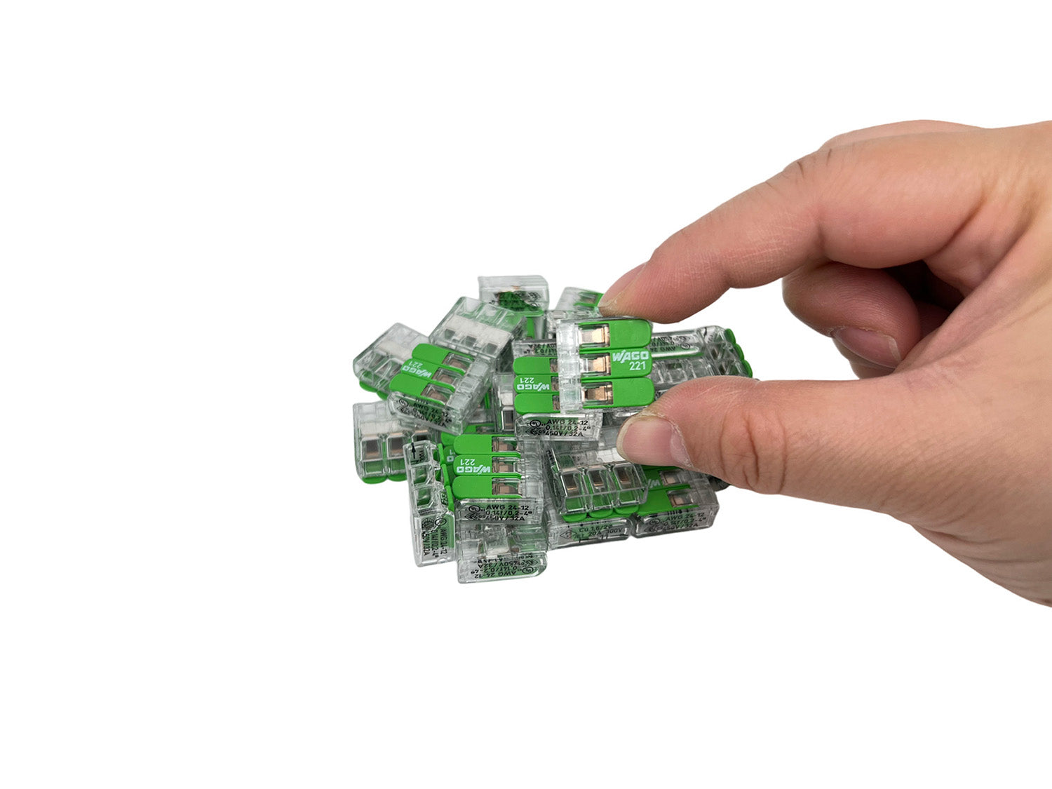 WAGO 221 Green Range Connectors