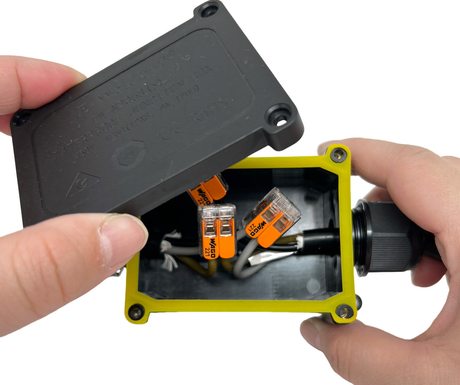 WAGO Connectors with Waterproof Box