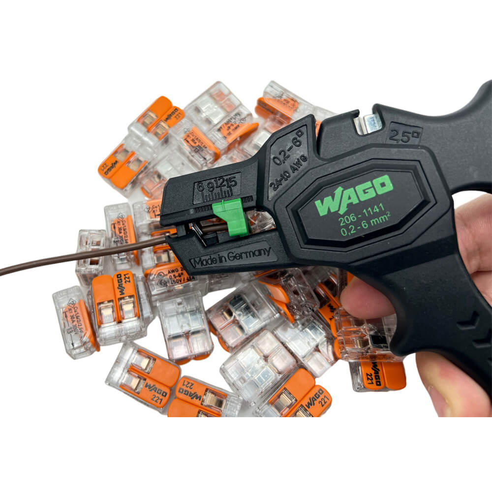 WAGO 221 Lever Nuts 221-612 10AWG 2 Conductors Packed by 50 PCS