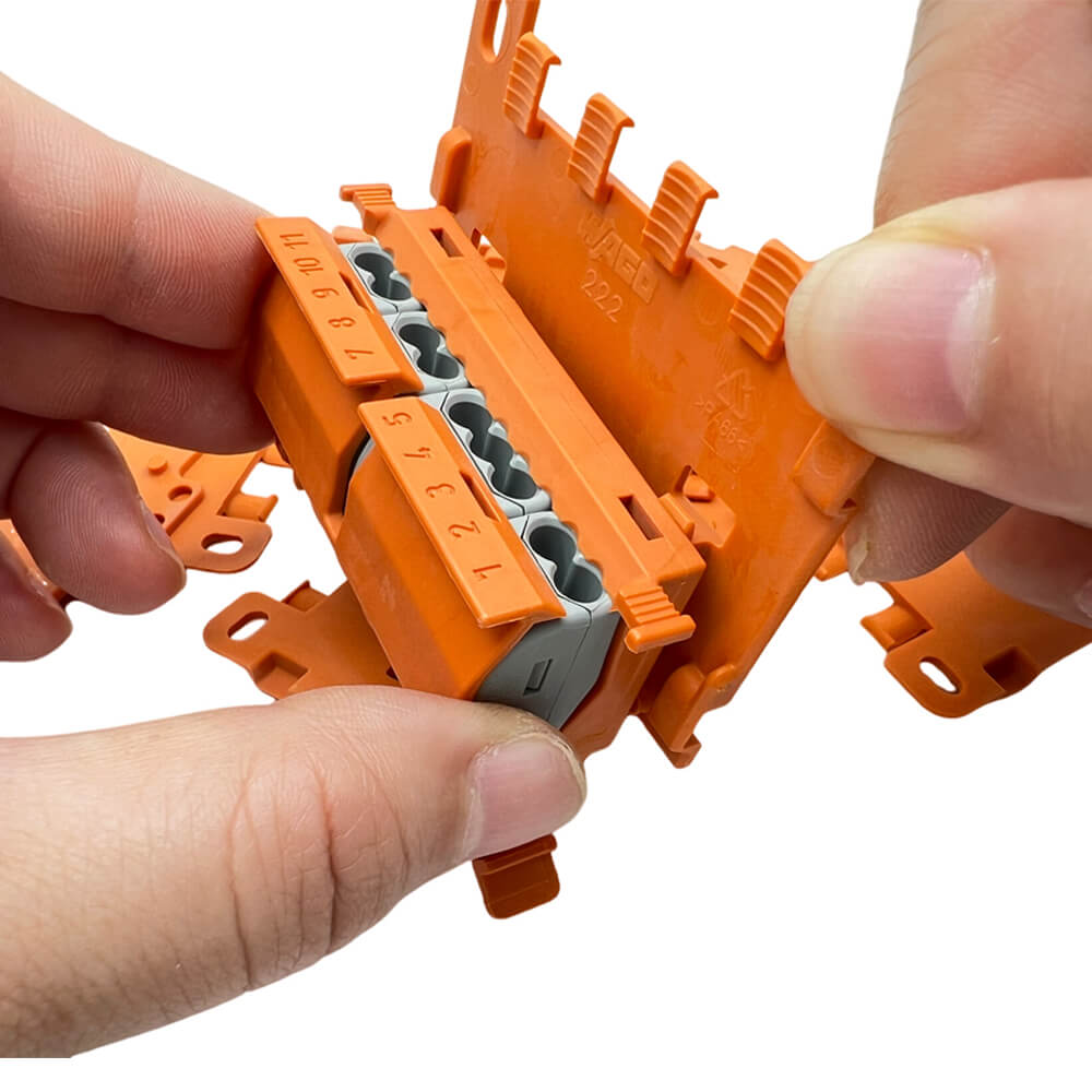 WAGO 222-505 Strain Relief Plate For 222-500 Mounting Carrier Packed by 10 PCS