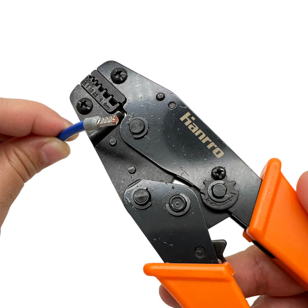 Bootlace Crimping Tool With Long Copper Length