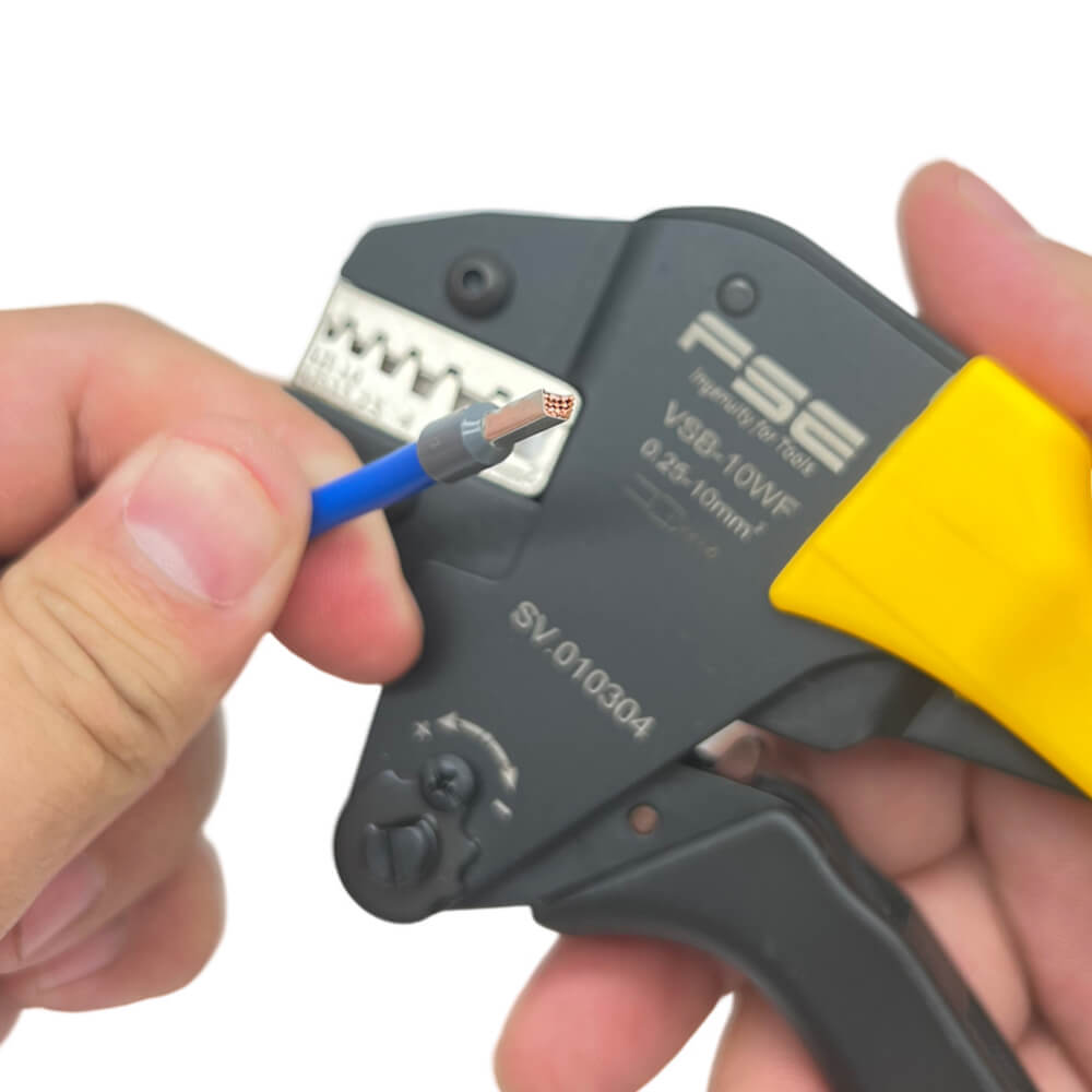Crimp Pliers VSB-10WF For Wire Ferrules 10mm2