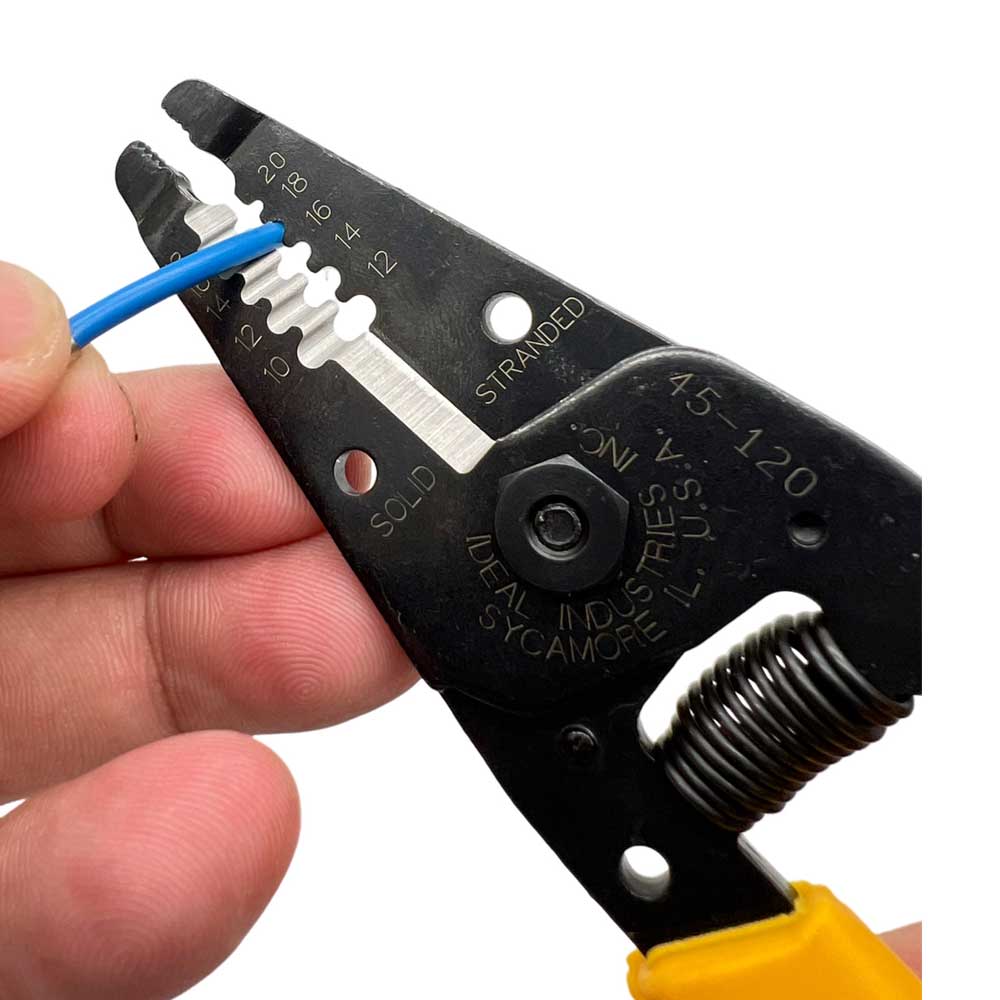 Ideal Wire Strippers 45-120 For Electricians AWG 20-10 Wire
