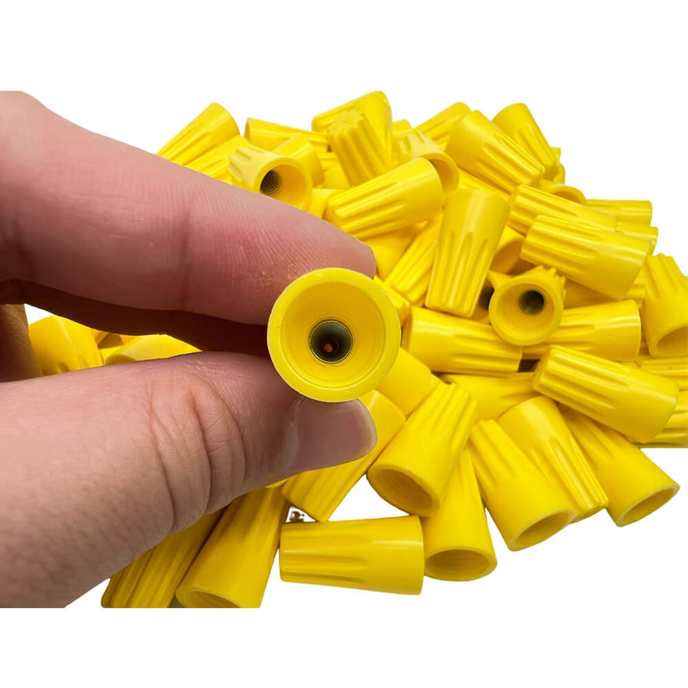 Yellow P4 Twist on Wire Connectors Electrical Nuts AWG 22-10 UL Listed PK 500PCS