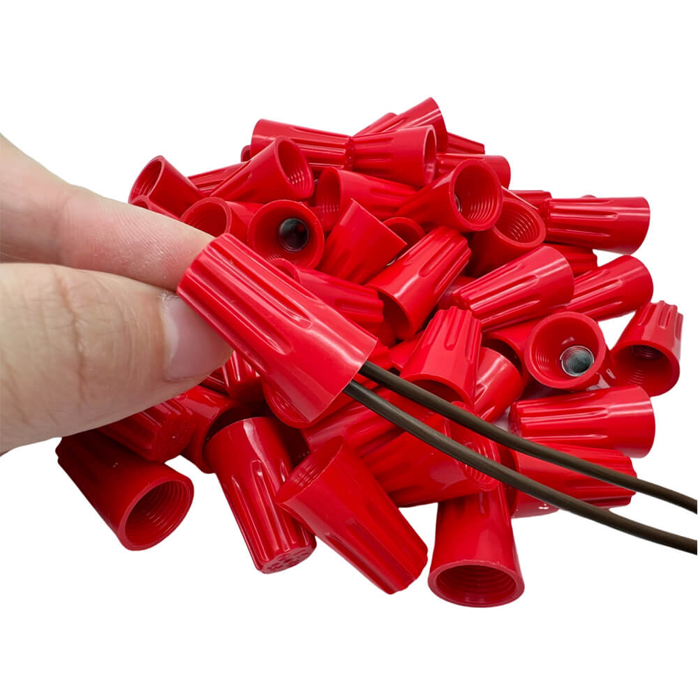 Red P6 Twist on Wire Connectors Electrical Nuts AWG 22-10 UL Listed PK 500PCS