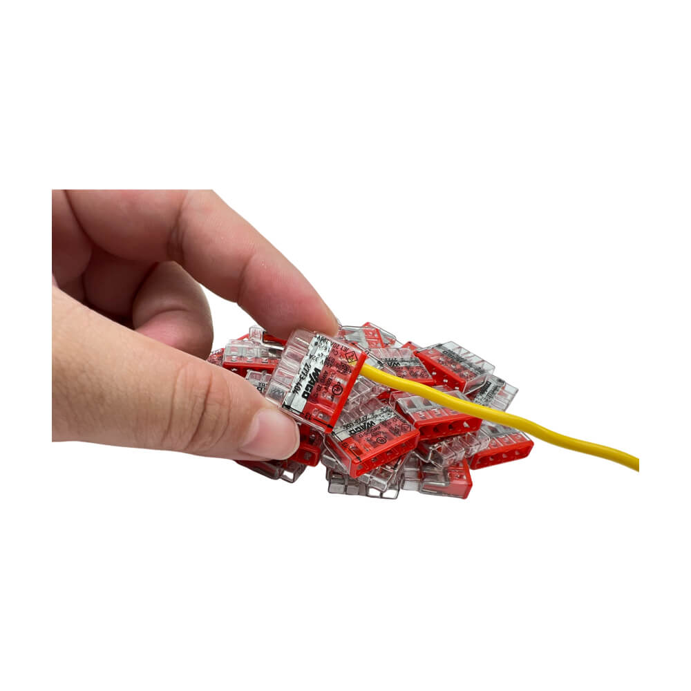 WAGO 2773-404 Push Wire Splicing Connectors 4 Way 32A PK 80PCS