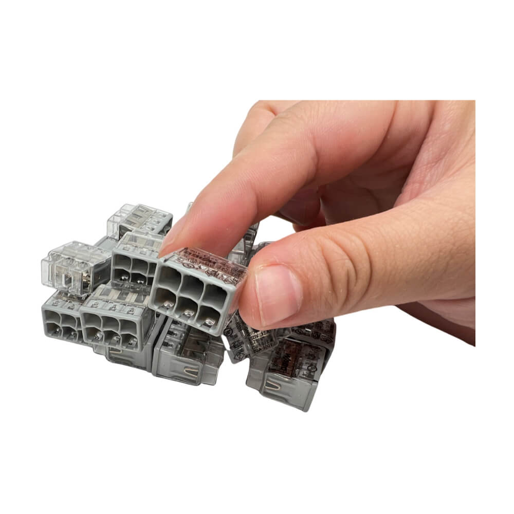WAGO 2773-406 Push Wire Splicing Connectors Grey 6 Way 32A PK 50PCS