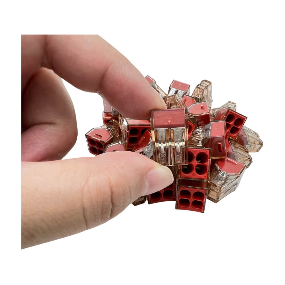 WAGO 773-604 Wall Nuts 4 Conductors 20-12AWG For Junction Box PK100PCS