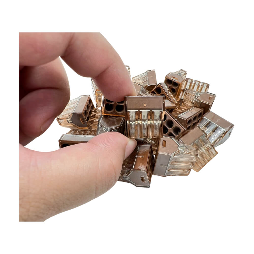 WAGO 773-606 Push In Connectors 6 Conductors 20-12AWG For Junction Box PK50PCS