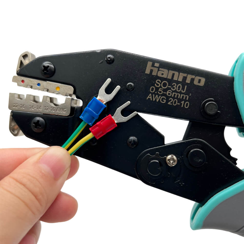 Wire Crimper Tool For Insulated Terminals up to 6mm2