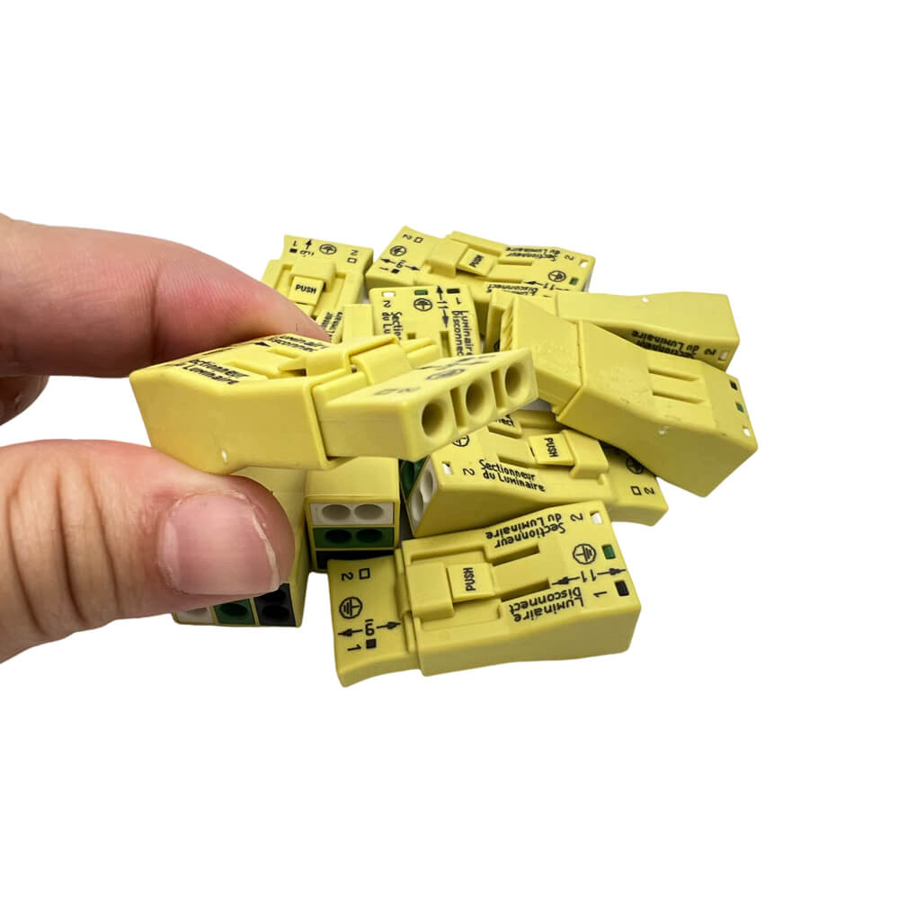 WAGO 873-953 Light Connectors Preceding Ground Packe by 50 PCS