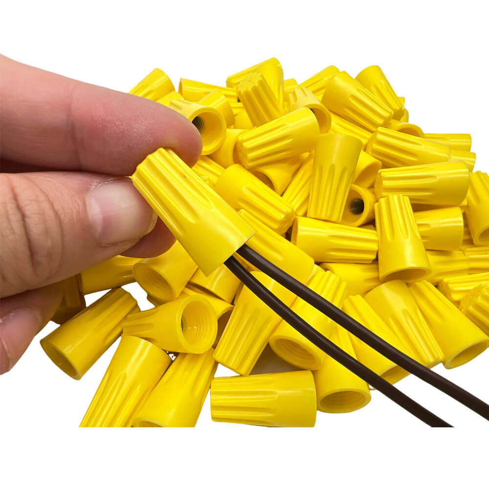 Yellow P4 Twist on Wire Connectors Electrical Nuts AWG 22-10 UL Listed PK 500PCS