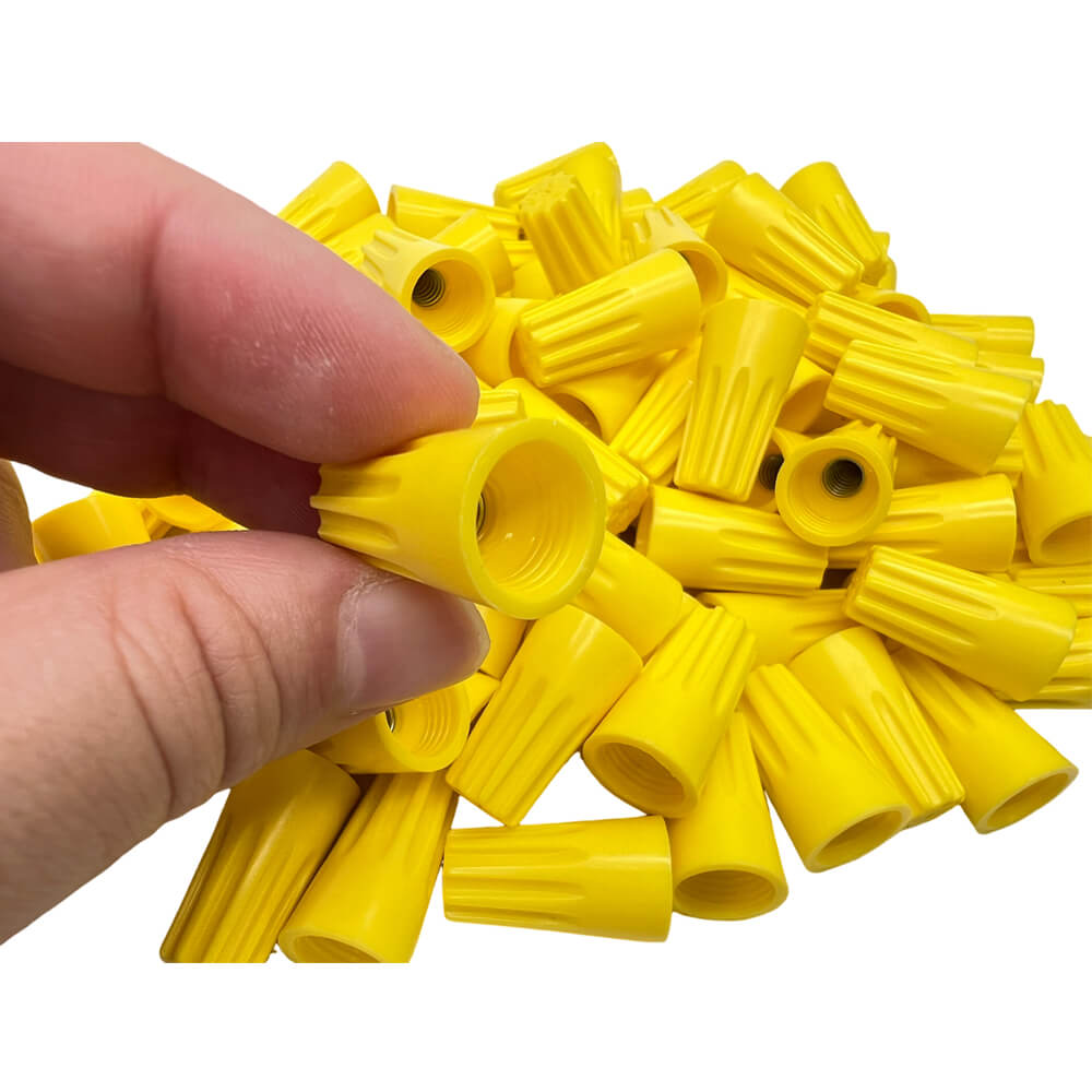 Yellow P4 Twist on Wire Connectors Electrical Nuts AWG 22-10 UL Listed PK 500PCS