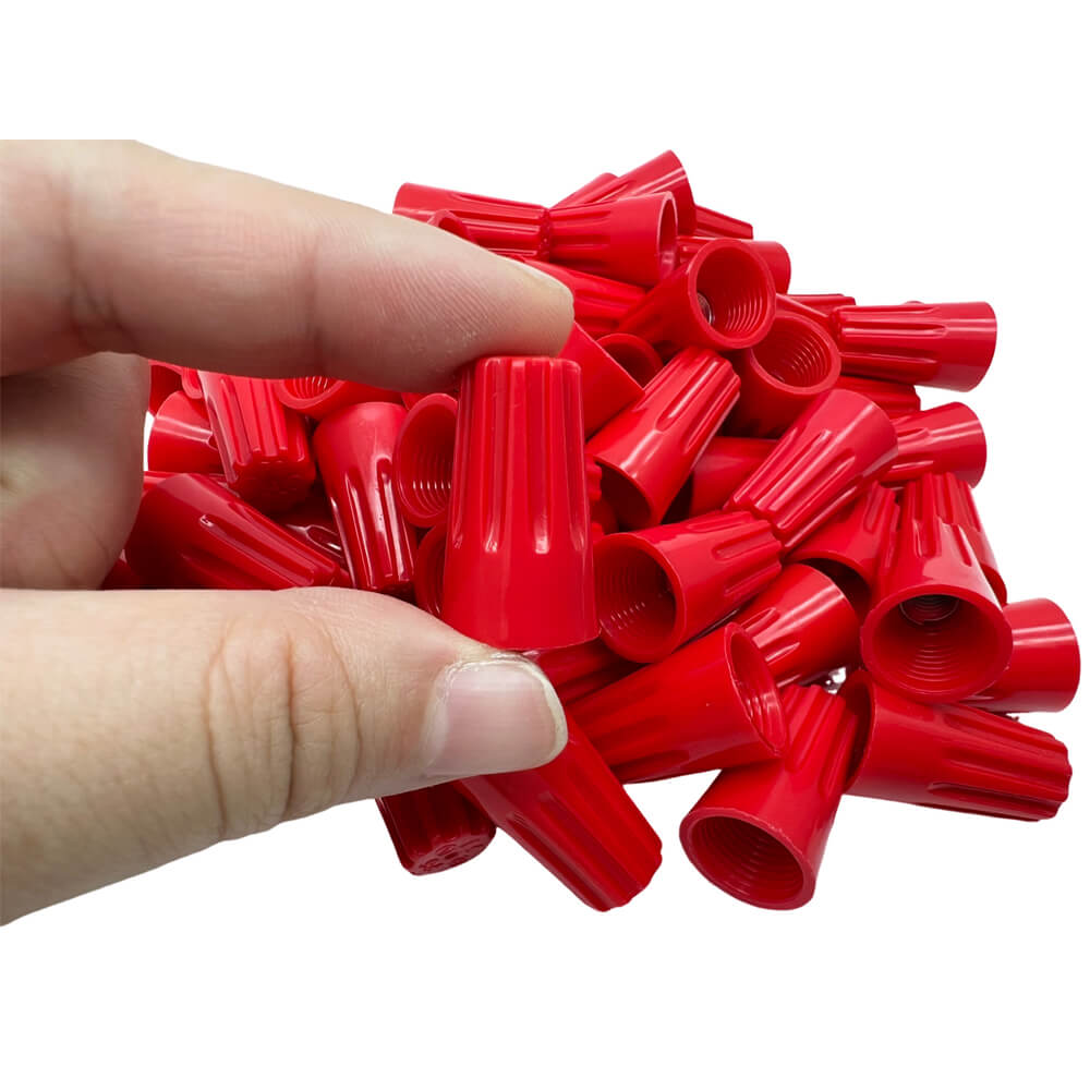 Red P6 Twist on Wire Connectors Electrical Nuts AWG 22-10 UL Listed PK 500PCS