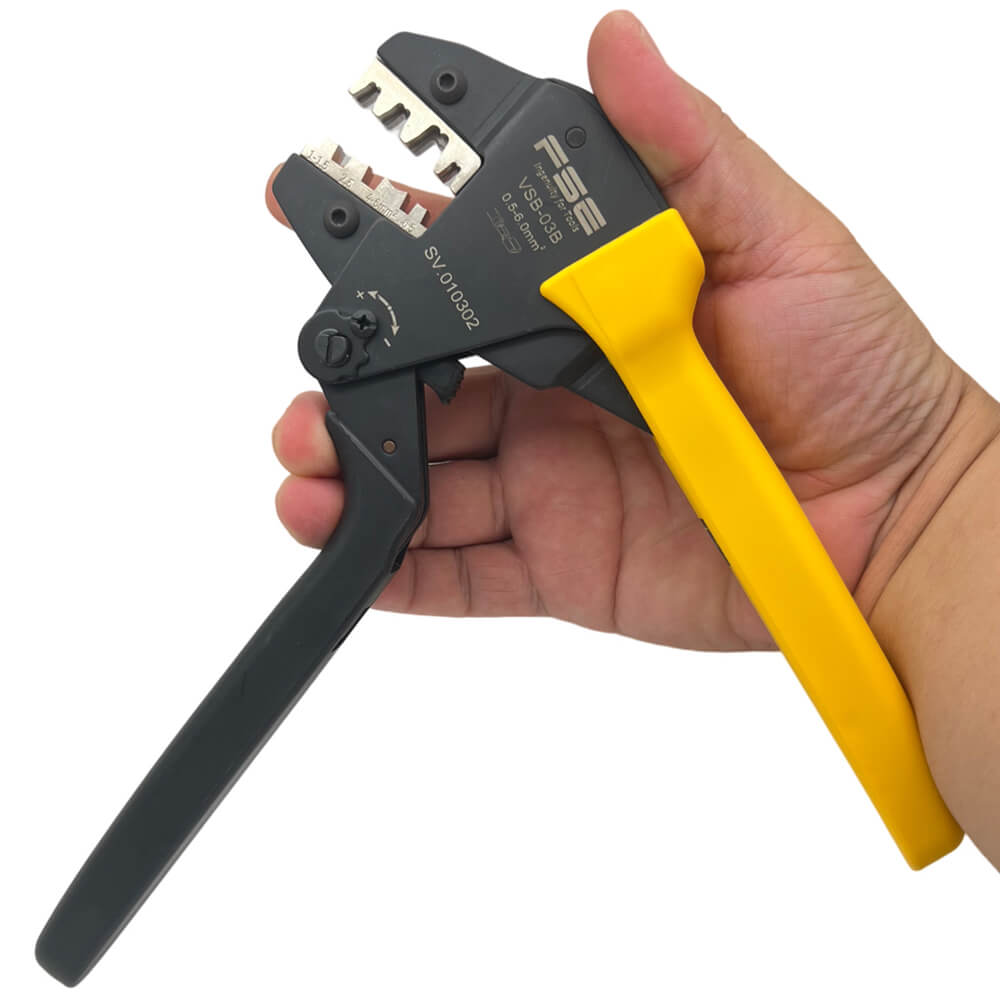 Ratchet Crimping Pliers VSB-03B For Open Barrel Terminals