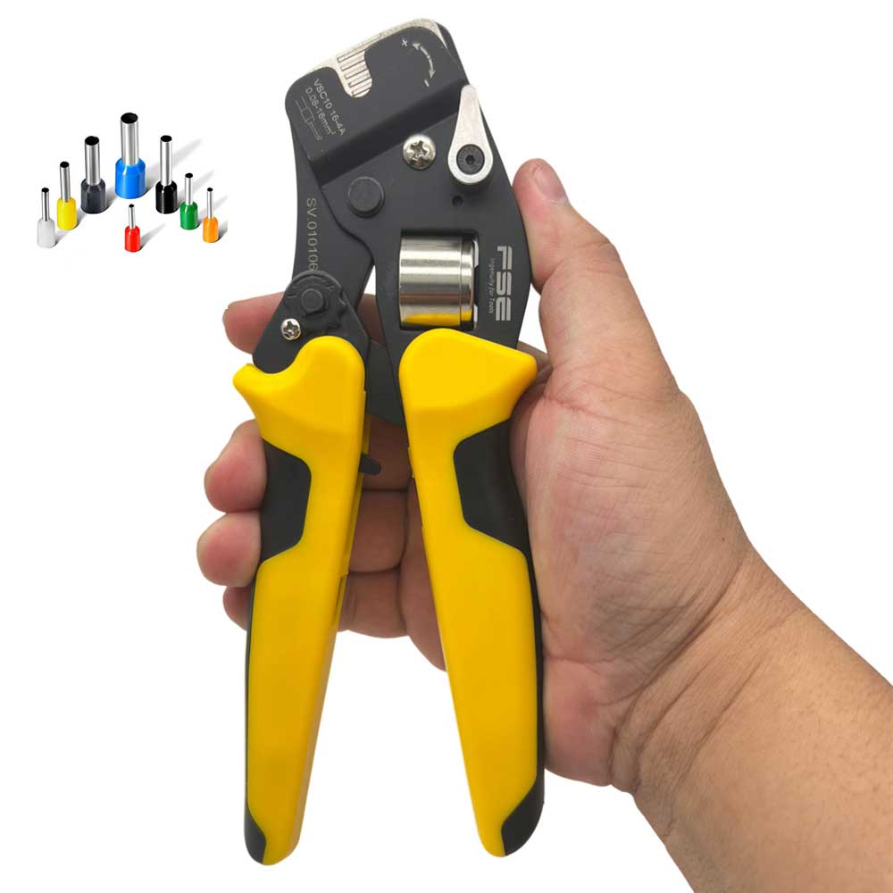 Self-Adjusting Crimping Pliers