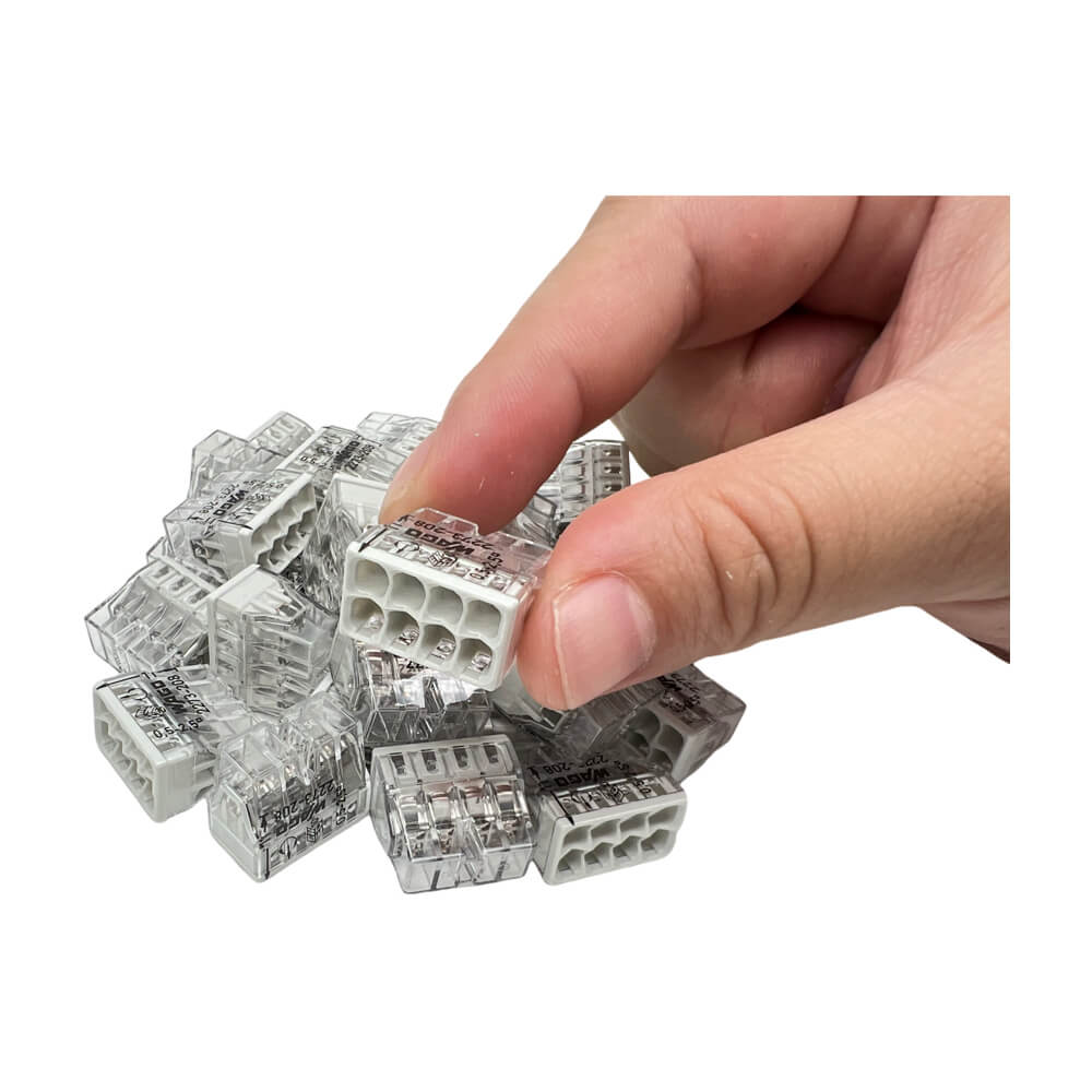 WAGO 2273-208 Grey Push Wire Connectors 24A For 2.5mm2 Pk 50PCS