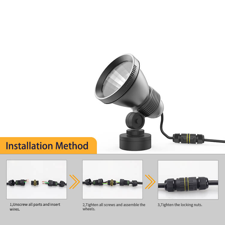 Wire Connectors Waterproof M16 With IP68 Grade 2P&3P Screw Connection PK10PCS